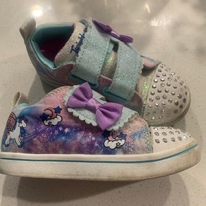 Toddler girls Twinkle Toes Skechers - size 8